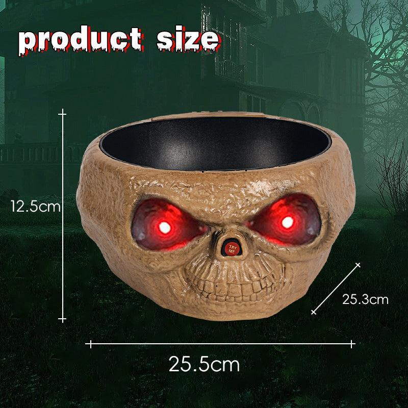 Halloween Candy Bowl Plastic Pumpkin Bowl With Motion Activated Hand - Mooth Shop