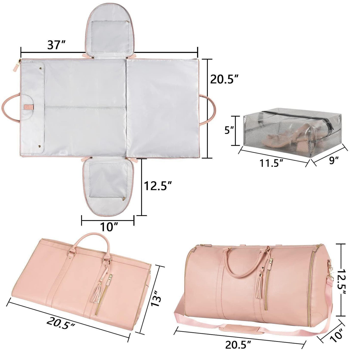 Duffle Bag Women's Handbag Folding - Mooth Shop