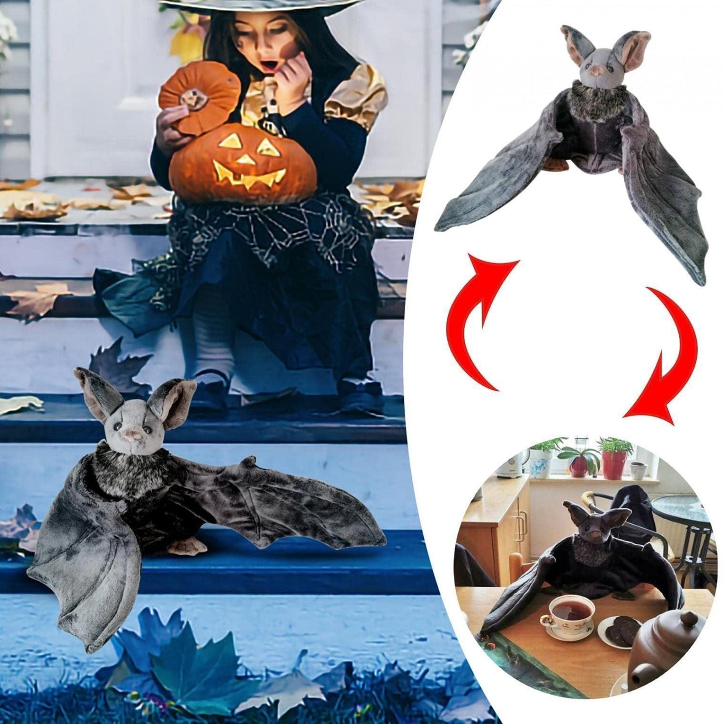 Halloween Bat Doll Plush Doll Toy - Mooth Shop