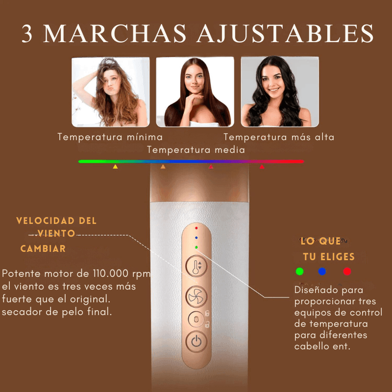 7-in-1 Hot Air Comb Automatic Curling Wand - Mooth Shop