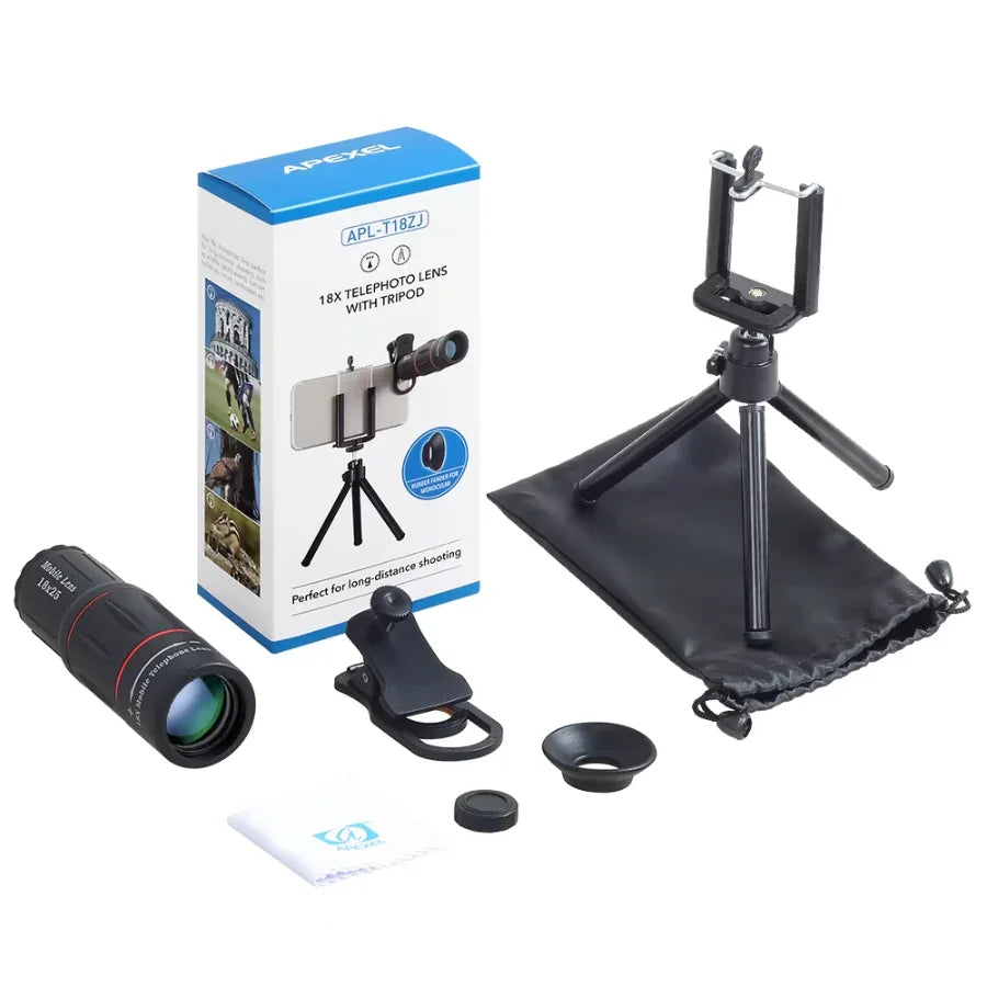 18x High-definition External Telephoto Lens For Mobile Phones - Mooth Shop