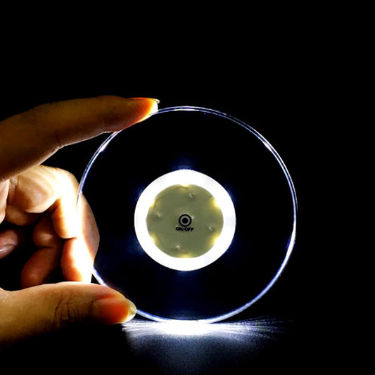 Posavasos Luminosos con Luz LED,
