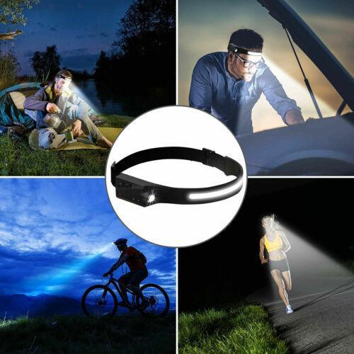 Linterna Frontal COB Impermeable - Mooth Shop