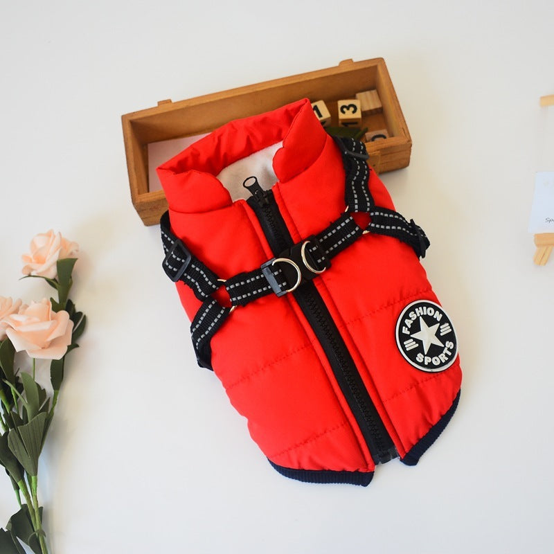 Chaleco Cálido Impermeable Para Perros