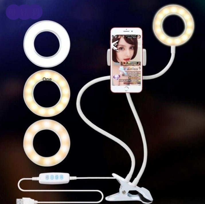 Soporte Flexible Para Teléfono Con Anillo de Luz