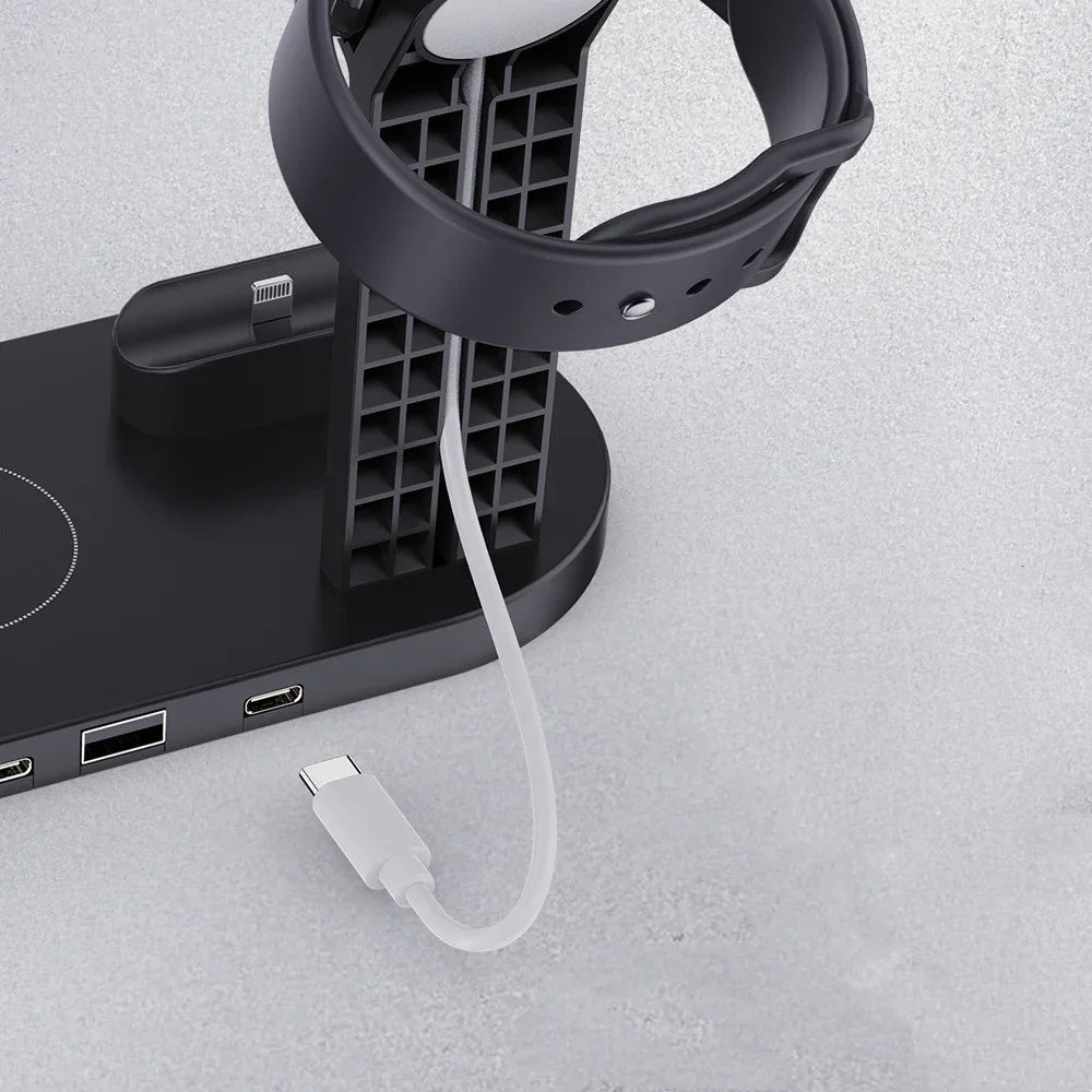 Plastic 3 In 1 Wireless Charger Stand Fast - Mooth Shop