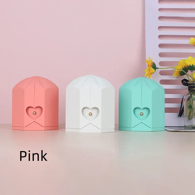 Caja de Regalo Rosa con Doble Apertura