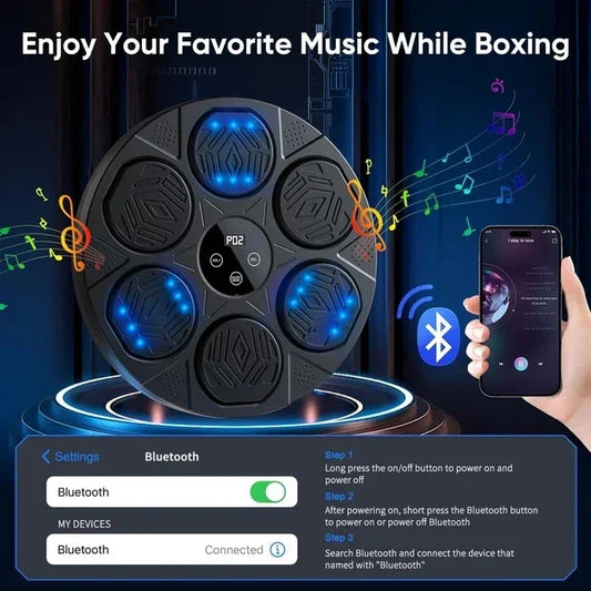 Máquina de Boxeo Musical Inteligente con Bluetooth - Mooth Shop