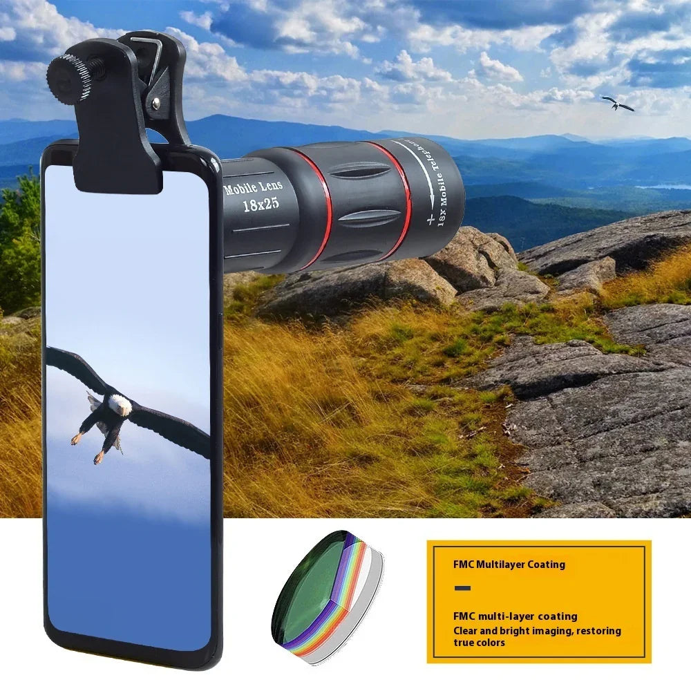 18x High-definition External Telephoto Lens For Mobile Phones - Mooth Shop