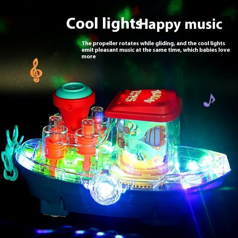 Children's Toy Transparent Body Simulation Siren Sound Children's Electric Toy - Mooth Shop