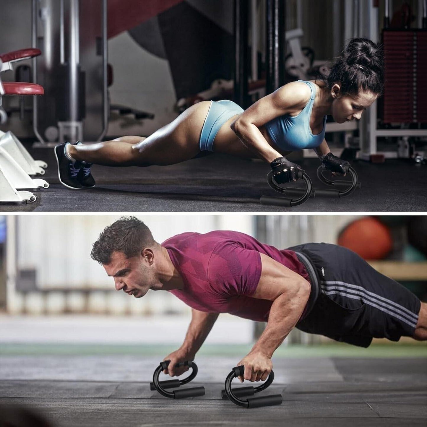 Push Up Bar S Shapes Non-slip - Mooth Shop