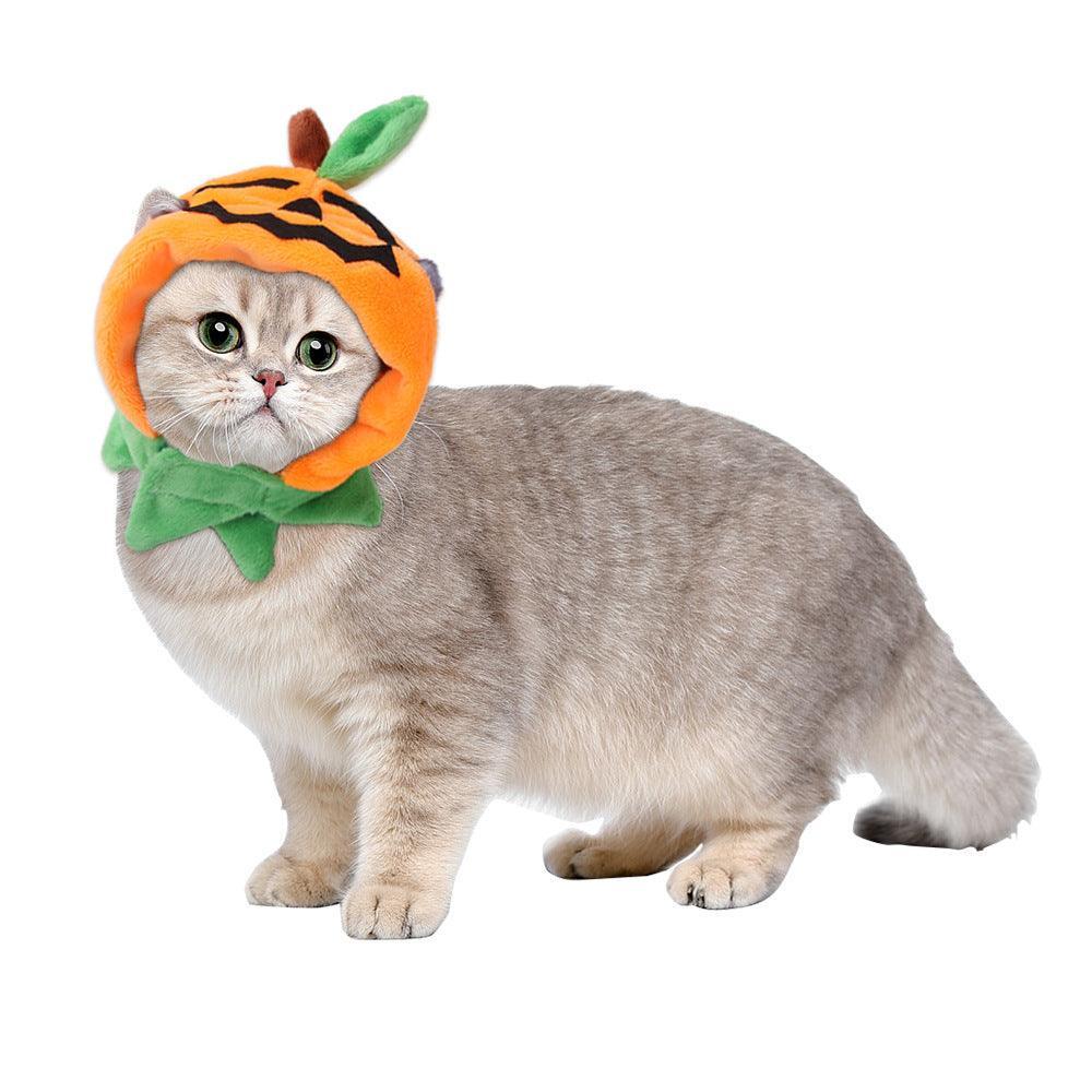 Halloween Pumpkin Double-sided Dog Cloak Cat Halloween Ornaments - Mooth Shop