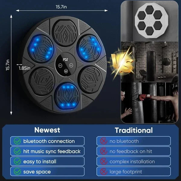 Máquina de Boxeo Musical Inteligente con Bluetooth - Mooth Shop