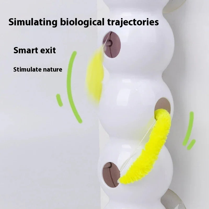 Teasing Cat Toy Automatic Pes Toy With Tail Motion Activated Kitten Toy Rechargeable Smart Interactive Cat Toy Pet Products - Mooth Shop