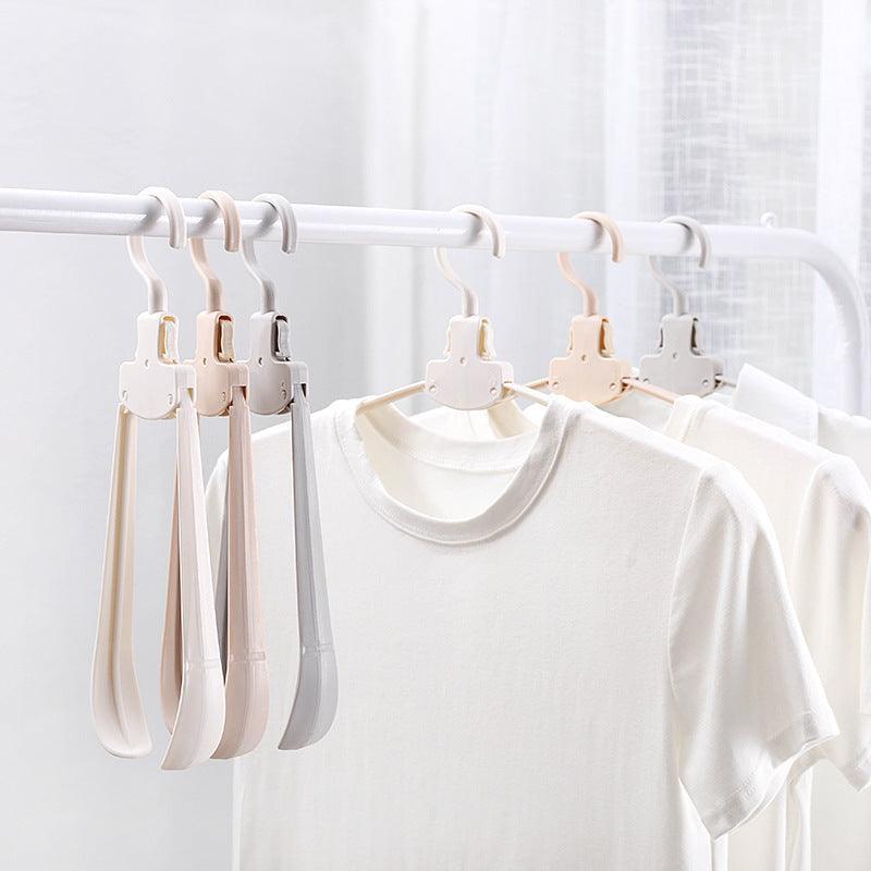 Creative Travel Portable Plastic Folding Clothes Rack - Mooth Shop