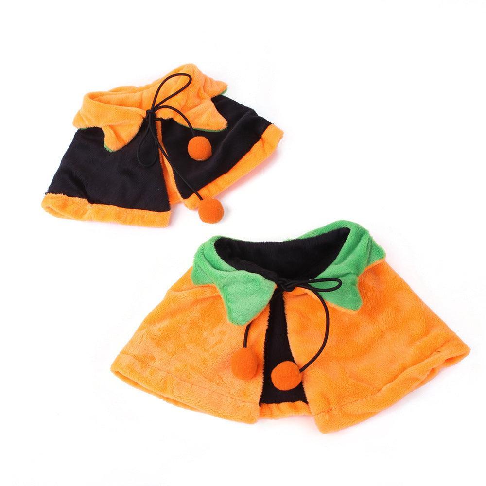 Halloween Pumpkin Double-sided Dog Cloak Cat Halloween Ornaments - Mooth Shop