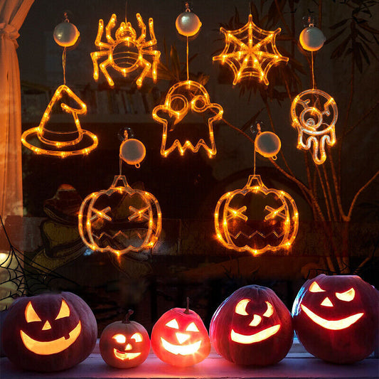 Luces LED para colgar ventanas de Halloween