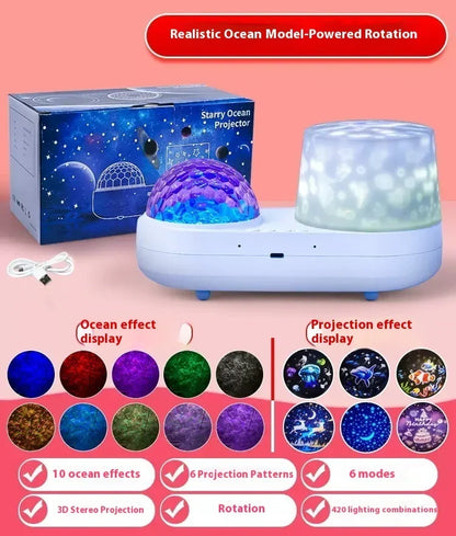 Lámpara de cielo estrellado para dormitorio infantil