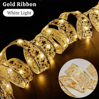 Fitas de luzes LED para decoração-Laços e Luzes de Natal de  Festas-Enfeites para árvore de Natal-Mooth Shop