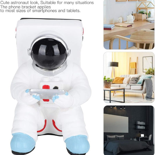 Simple Astronaut Mobile Phone Stand Student Desktop Holder Cute Spaceman Cell Phone Holder Creative Gift Small Desk Decoration - Mooth 