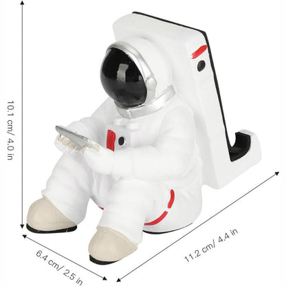 Simple Astronaut Mobile Phone Stand Student Desktop Holder Cute Spaceman Cell Phone Holder Creative Gift Small Desk Decoration - Mooth 