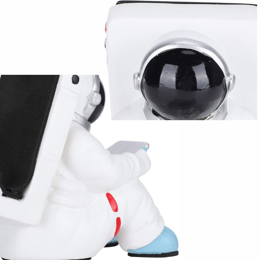 Simple Astronaut Mobile Phone Stand Student Desktop Holder Cute Spaceman Cell Phone Holder Creative Gift Small Desk Decoration - Mooth 