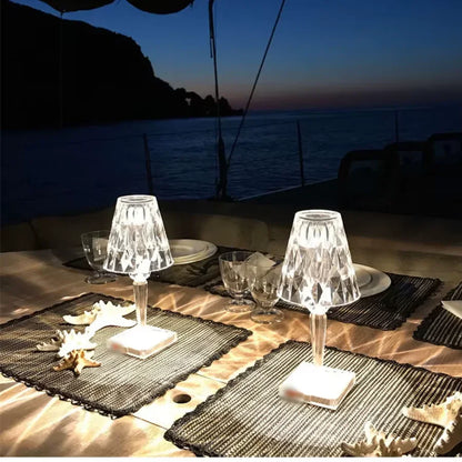 Electroplating Kartell Atmosphere Light Night Touch Net Red - Mooth Shop