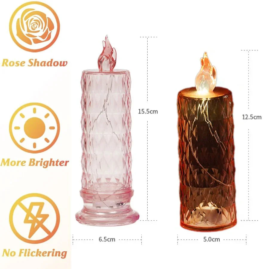 LED Electronic Candle Light Birthday And Wedding Celebration Christmas Candle Lights Home Christmas Decorations - Mooth Shop