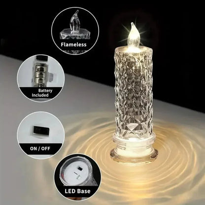 LED Electronic Candle Light Birthday And Wedding Celebration Christmas Candle Lights Home Christmas Decorations - Mooth Shop