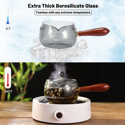 Tetera Giratoria Semiautomática de Vidrio