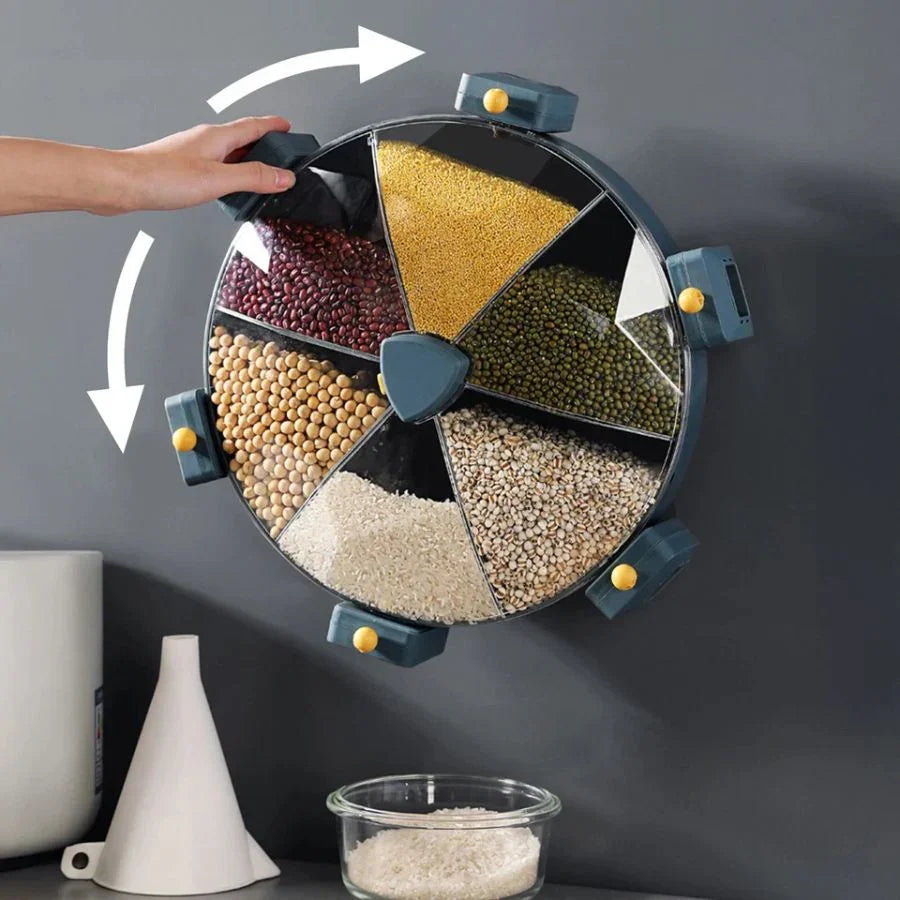 Dispensadores de Grãos Montados na Parede