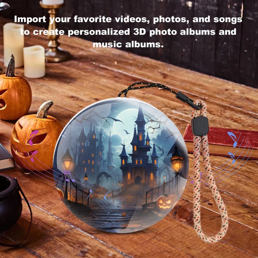 Esfera de Memoria Digital 2.76" con Video y Fotos 3D - Regalo Mágico para Niños y Adultos-Mooth Shop