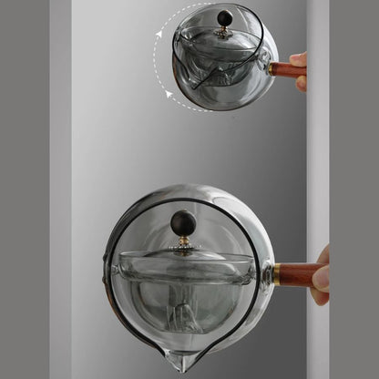 Tetera Giratoria Semiautomática de Vidrio