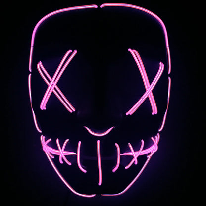Halloween Led Glowing Full Face Mask - Mooth Shop