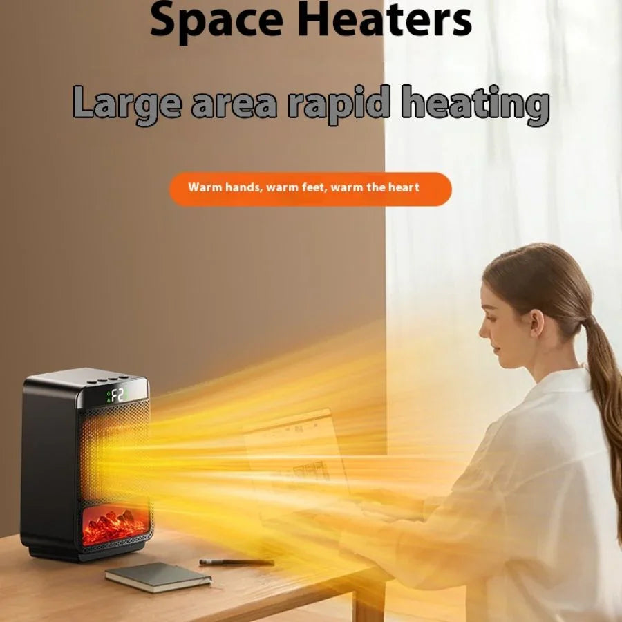 Calefactor 1500W Llama 3D - Portátil PTC Rápido | Mooth Shop