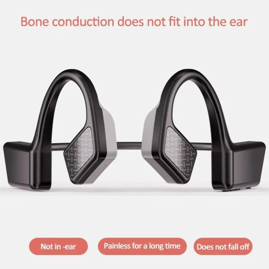 Bone Conduction Concept Bluetooth Headset 5.1 Wireless Ear-mounted Headset - Mooth Shop