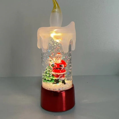 Velas de Natal Lâmpada de Cristal Eletrônica