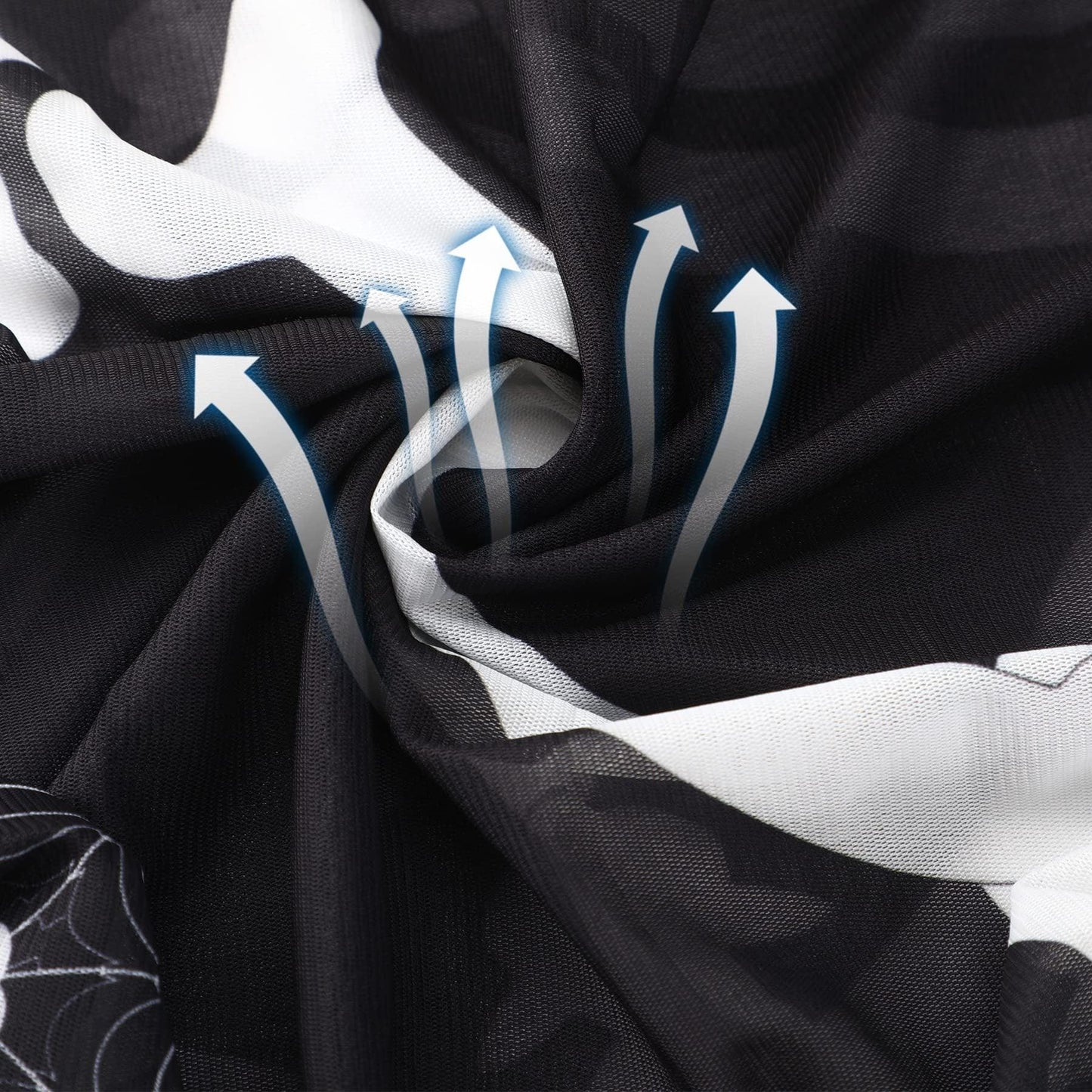 Poncho de encaje de Halloween más capa de esqueleto - Mooth Shop