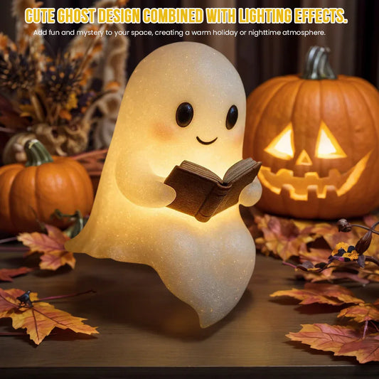 Cute LED Ghost Night Light Sleep Lamp Halloween - Mooth Shop