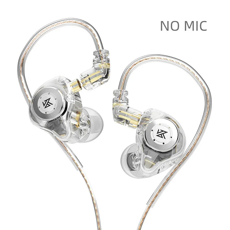 New KZ EDX Pro Earphones Bass Earbuds In Ear Monitor Headphones Sport Noise Cancelling HIFI Headset - Mooth Shop