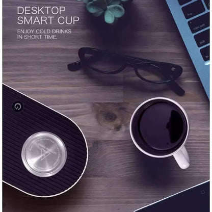 Electric Cooling Mug Coaster Heating Plug-in Wireless Charging - Mooth Shop