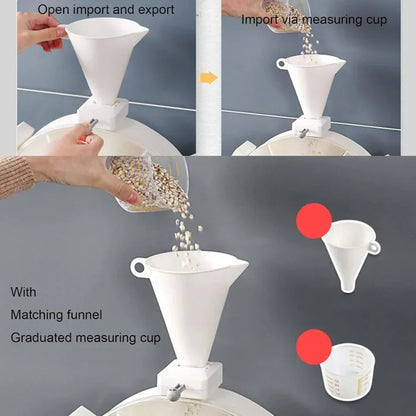 Dispensadores de Grãos Montados na Parede