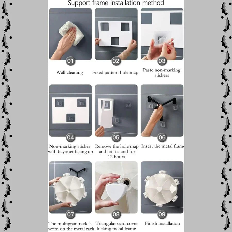 Dispensadores de Grãos Montados na Parede