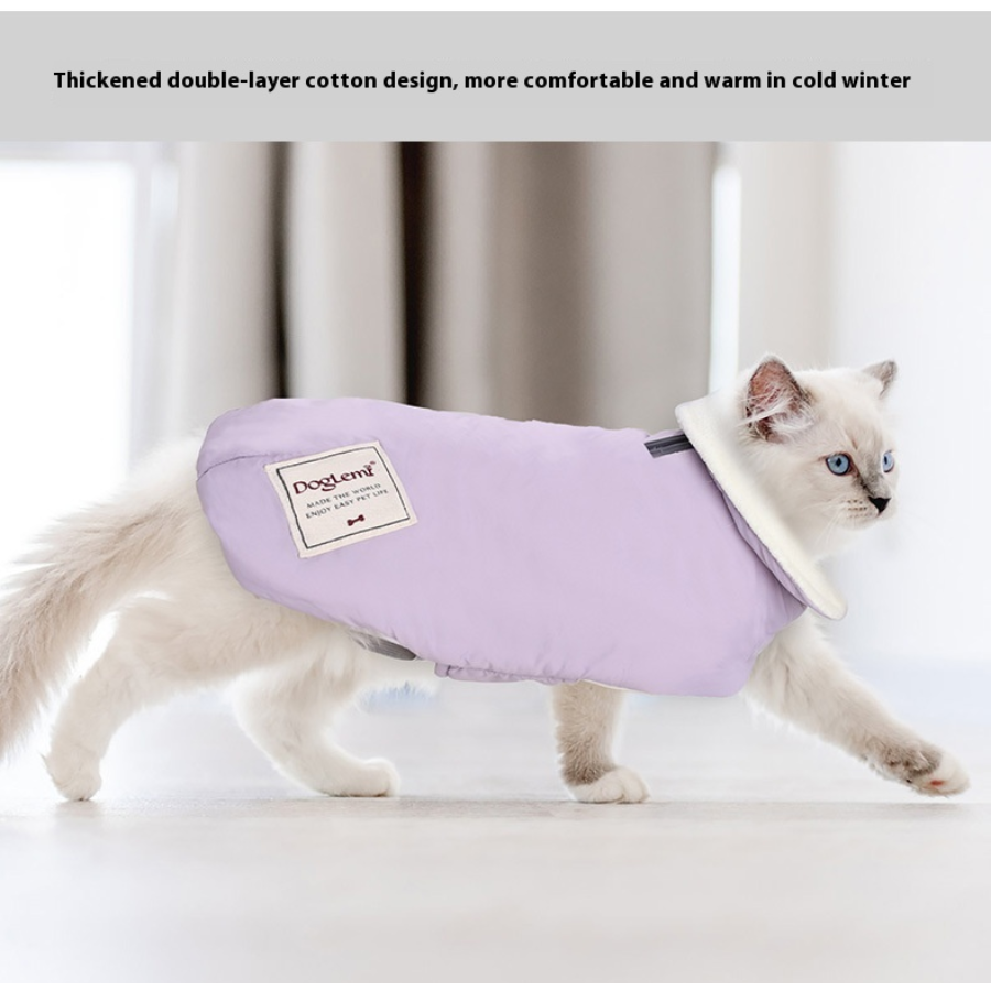 Chaqueta Resistente al Frío Para Mascotas