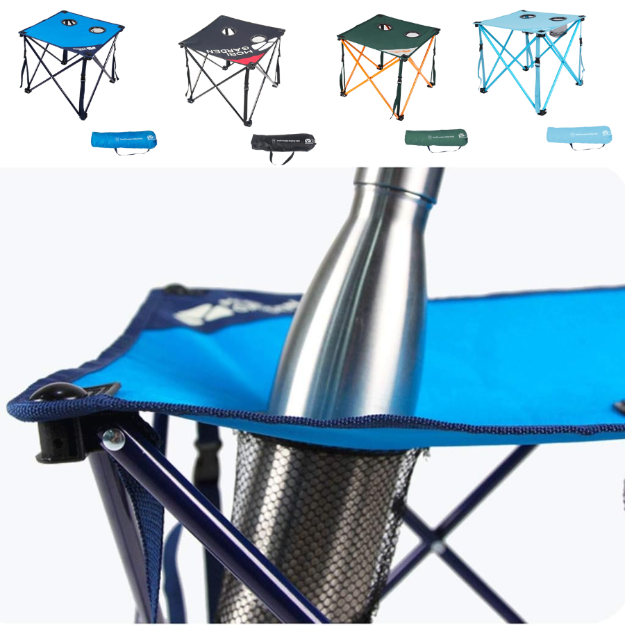 Mesa Plegable Camping Aluminio Portátil - Picnic Outdoor BBQ Compacta-Mooth Shop-PNG