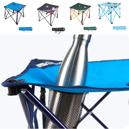 Mesa Plegable Camping Aluminio Portátil - Picnic Outdoor BBQ Compacta-Mooth Shop-PNG