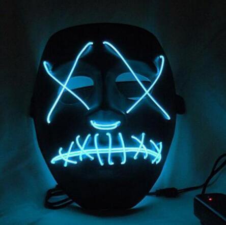 Halloween Led Glowing Full Face Mask - Mooth Shop