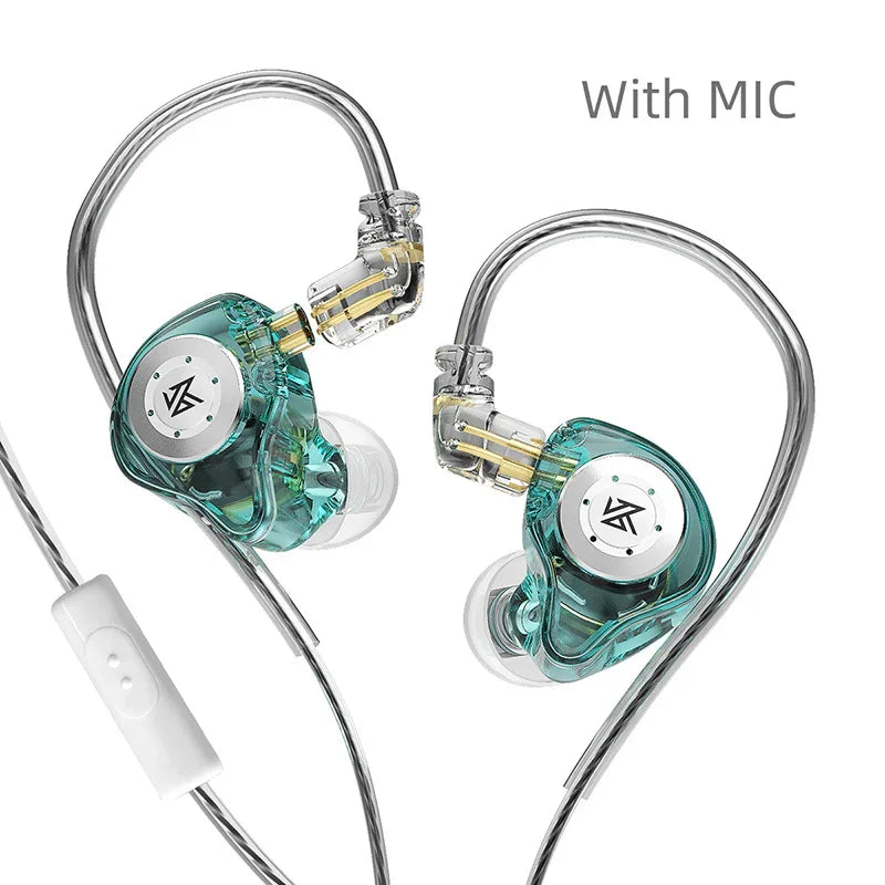 New KZ EDX Pro Earphones Bass Earbuds In Ear Monitor Headphones Sport Noise Cancelling HIFI Headset - Mooth Shop