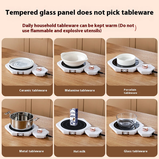 Household Splicing Food Insulation Board Knob Two Thermostats