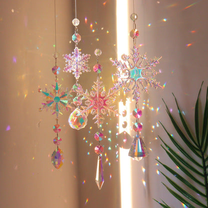 Snowflake Crystal Sun Catcher - Mooth Shop